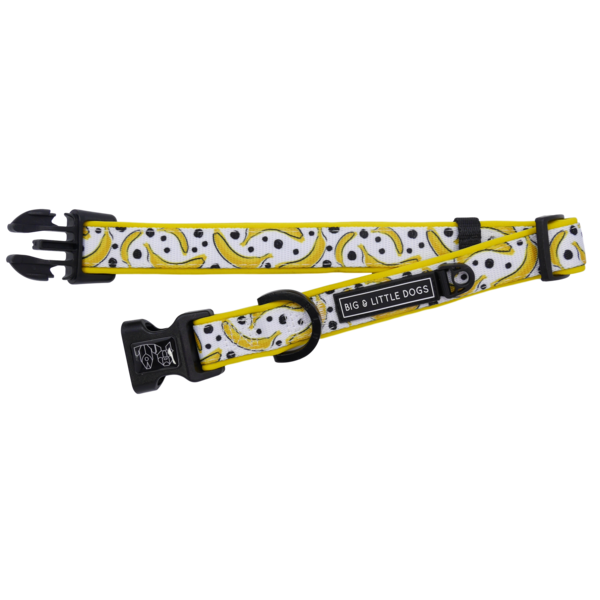 Big and Little Dogs Halsband Going Bananas ( SMALL ) - Premium halsband > hondenhalsband from Big and Little Dogs - Just €10! Shop now at Frenkiezdogshop