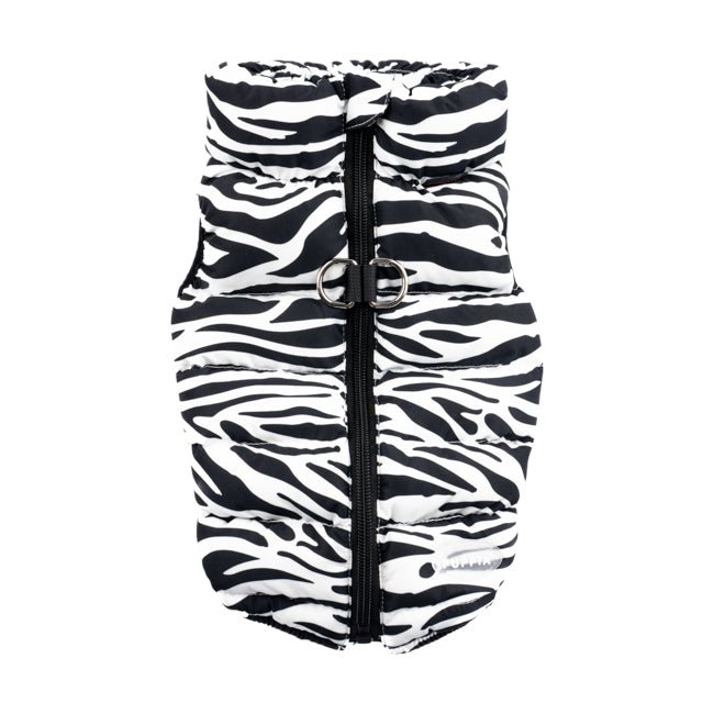 Puppia Wild Puffer Vest Harness Jumper Black Hondenkleding > hondenjas Small