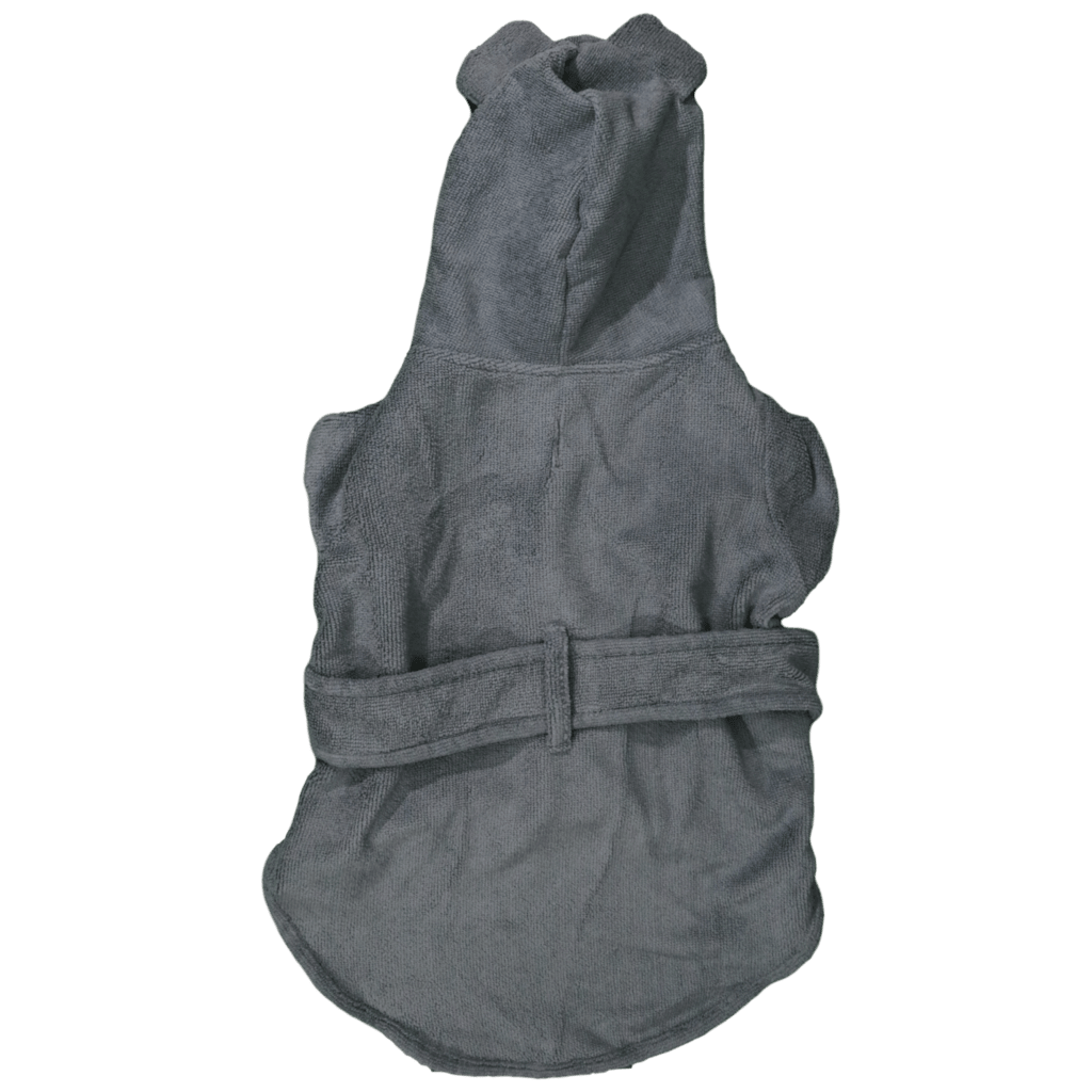 Big and Little Dogs Badjas Charcoal Hondenbadjas > Dogrobe X - Small