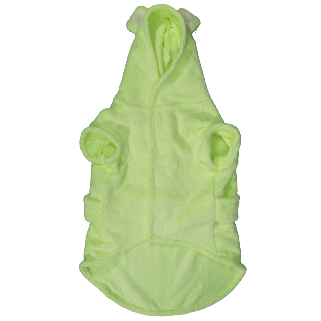Big and Little Dogs Badjas Lime - Premium Hondenbadjas > Dogrobe from Big and Little Dogs - Just €20! Shop now at Frenkiezdogshop