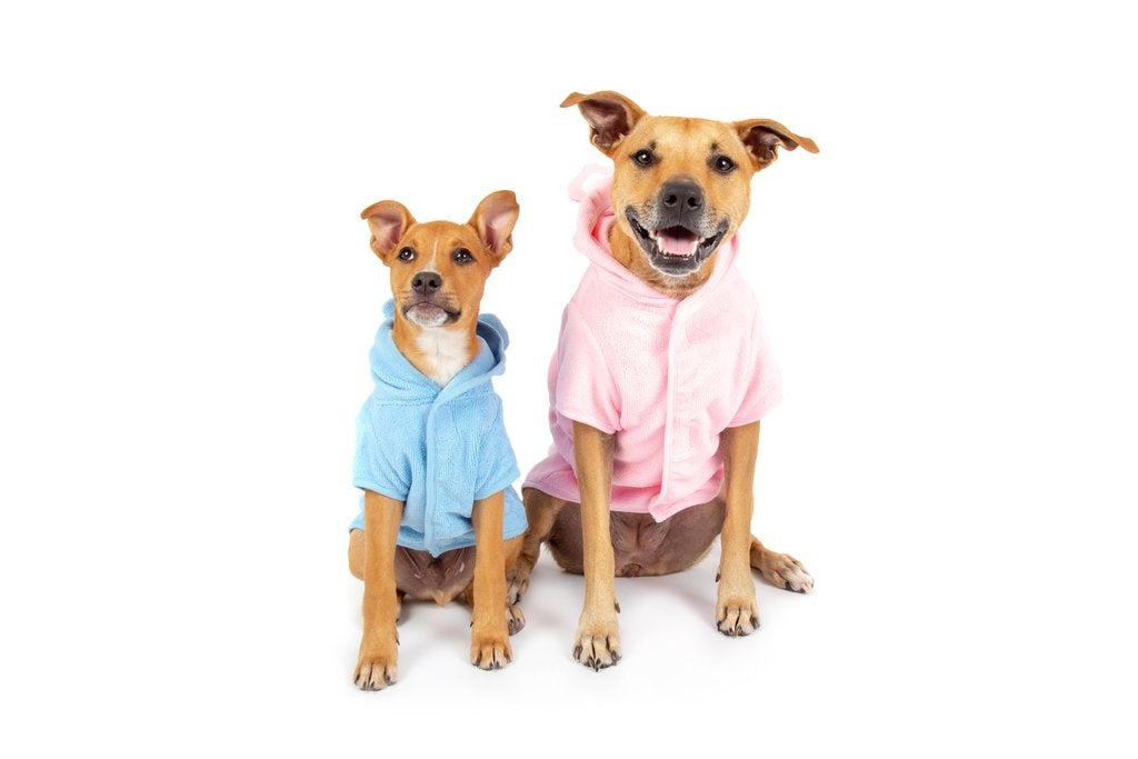 Big and Little Dogs Badjas Pretty in Pink - Premium Hondenbadjas > Dogrobe from Big and Little Dogs - Just €19.99! Shop now at Frenkiezdogshop
