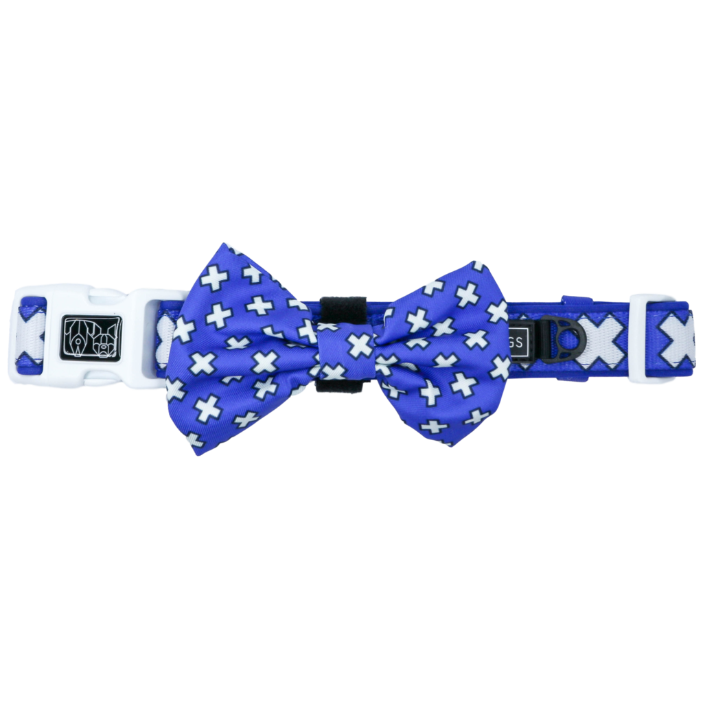 Big and Little Dogs Halsband Blue X's - Premium halsband > hondenhalsband from Big and Little Dogs - Just €10! Shop now at Frenkiezdogshop