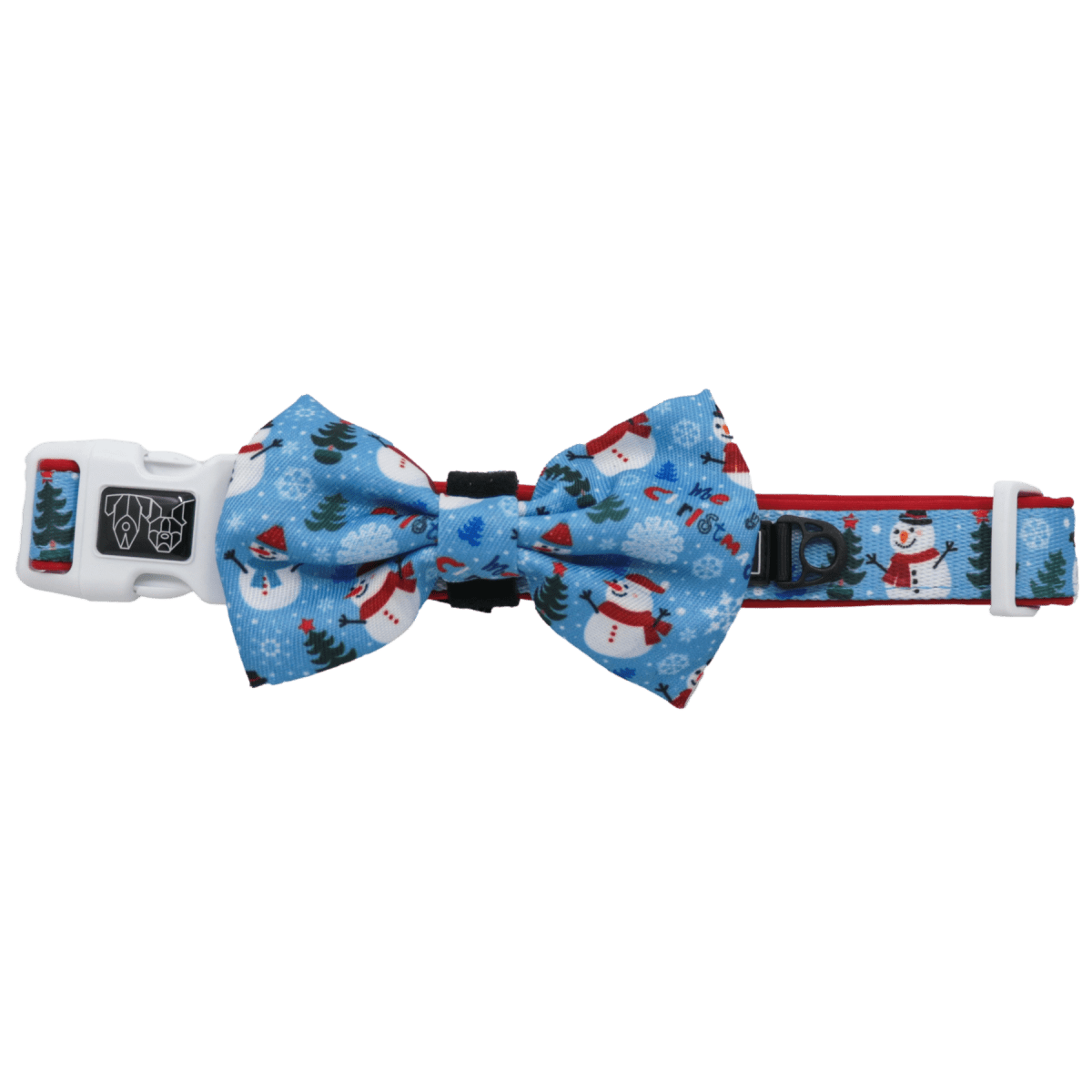 Big and Little Dogs Collar & Bow - tie Let It Snow halsband > hondenhalsband X - Small