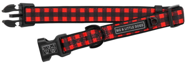 Big and Little Dogs Halsband Plaid to the Bone - Premium halsband > hondenhalsband from Big and Little Dogs - Just €10! Shop now at Frenkiezdogshop