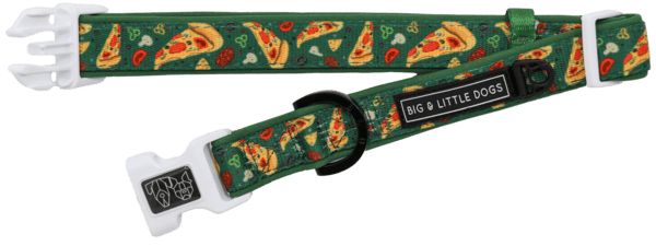 Big and Little Dogs Halsband Pupperoni Pizza halsband > hondenhalsband X - Small