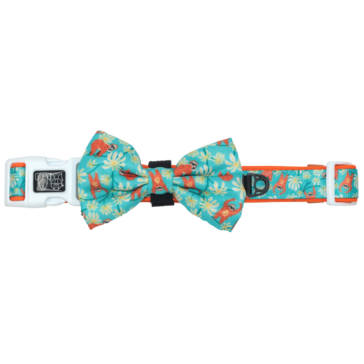 Big and Little Dogs Collar & Bow-tie Slothin' Around - Premium Hondenstrik > strik from Big and Little Dogs - Just €10! Shop now at Frenkiezdogshop