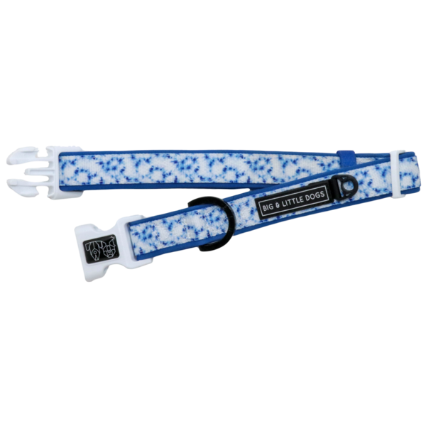 Big and Little Dogs Halsband Blue Tie Dye - Premium halsband > hondenhalsband from Big and Little Dogs - Just €10! Shop now at Frenkiezdogshop