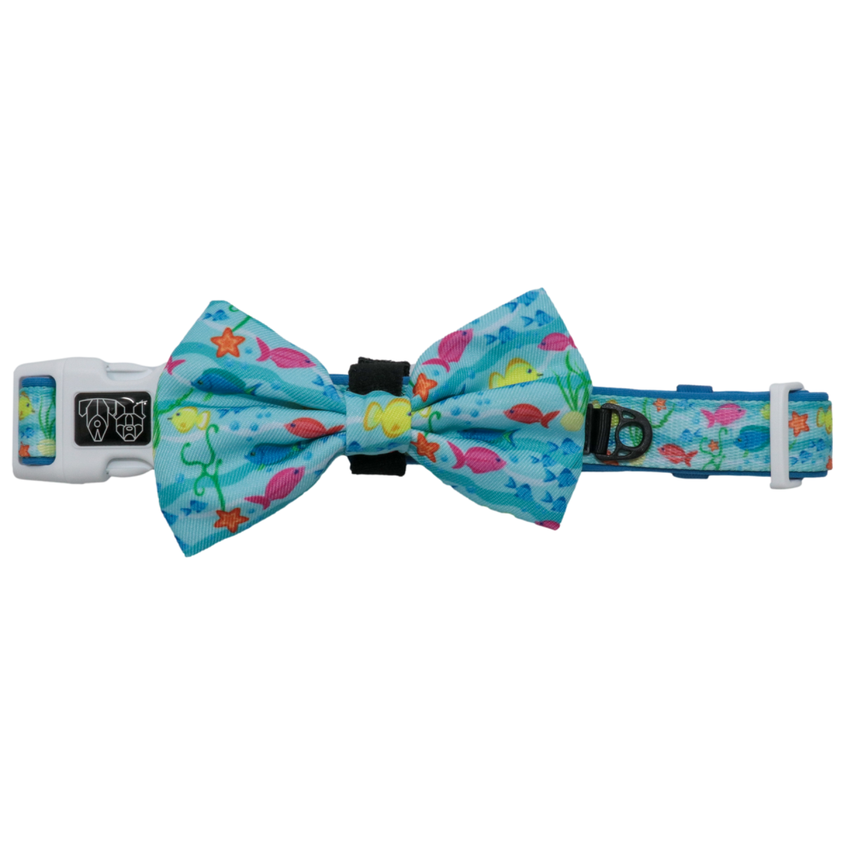 Big and Little Dogs Collar & Bow - tie You're A Catch halsband > hondenhalsband X - Small