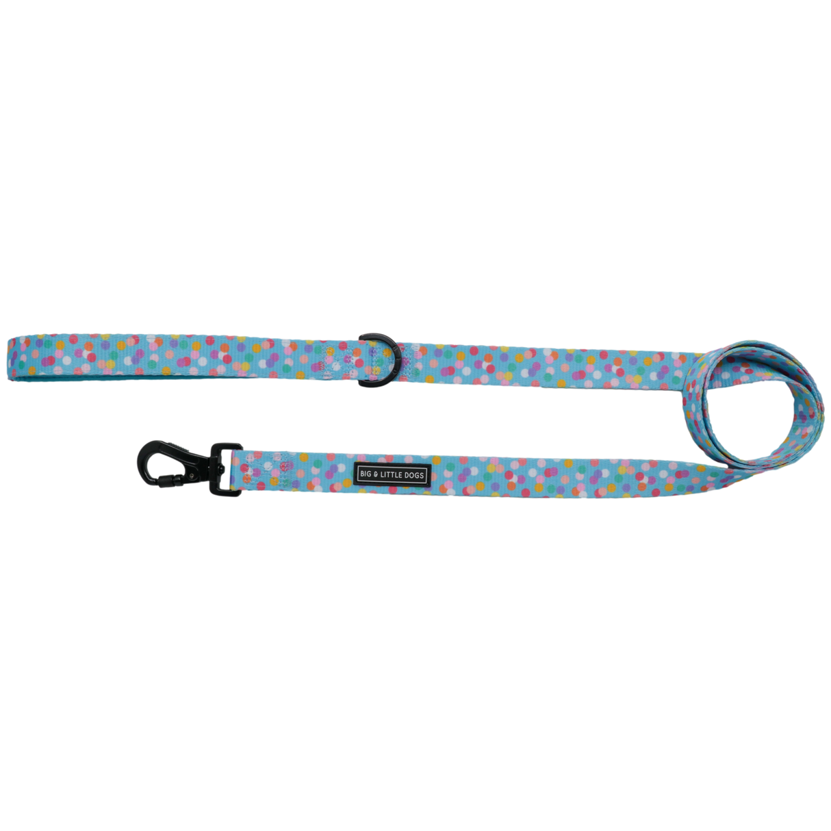 Big and Little Dogs Lijn Blue Confetti - Premium hondenriem > hondenlijn from Big and Little Dogs - Just €10! Shop now at Frenkiezdogshop
