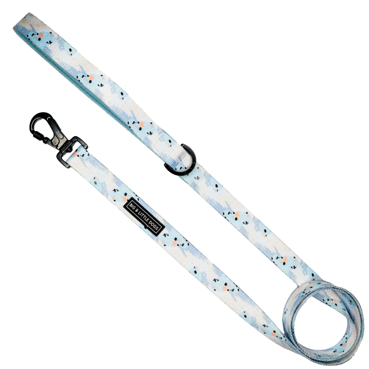 Big and Little Dogs Lijn Blue Splatter Terrazzo - Premium hondenriem > hondenlijn from Big and Little Dogs - Just €10! Shop now at Frenkiezdogshop