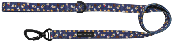 Big and Little Dogs Lijn Cafe O'Clock ( 2,5cm) - Premium hondenriem > hondenlijn from Big and Little Dogs - Just €10! Shop now at Frenkiezdogshop