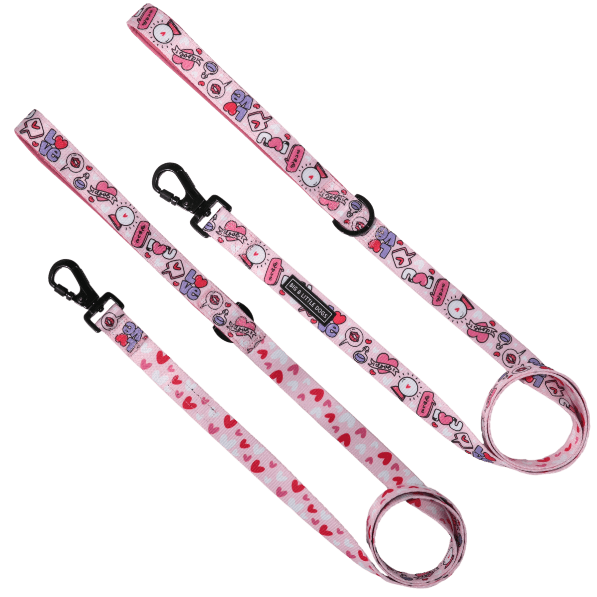 Big and Little Dogs Lijn Don't You Know I Love You? hondenriem > hondenlijn 1,5 cm breed