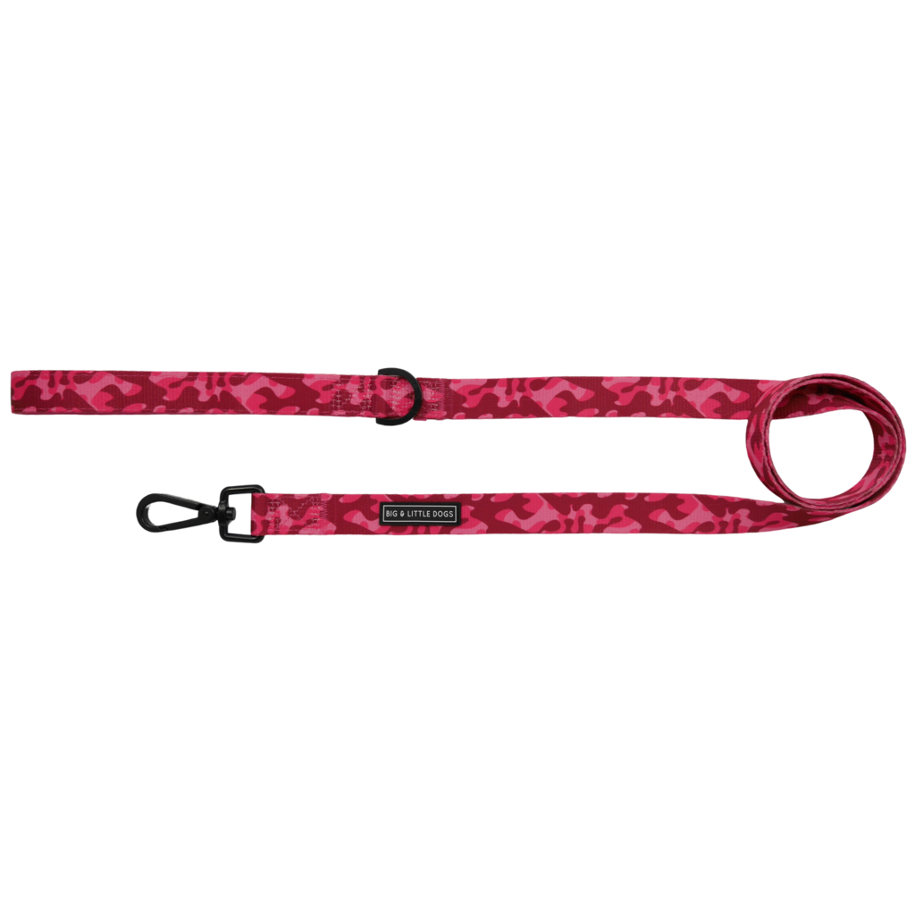 Big and Little Dogs Lijn Pink Camo - Premium hondenriem > hondenlijn from Big and Little Dogs - Just €10! Shop now at Frenkiezdogshop