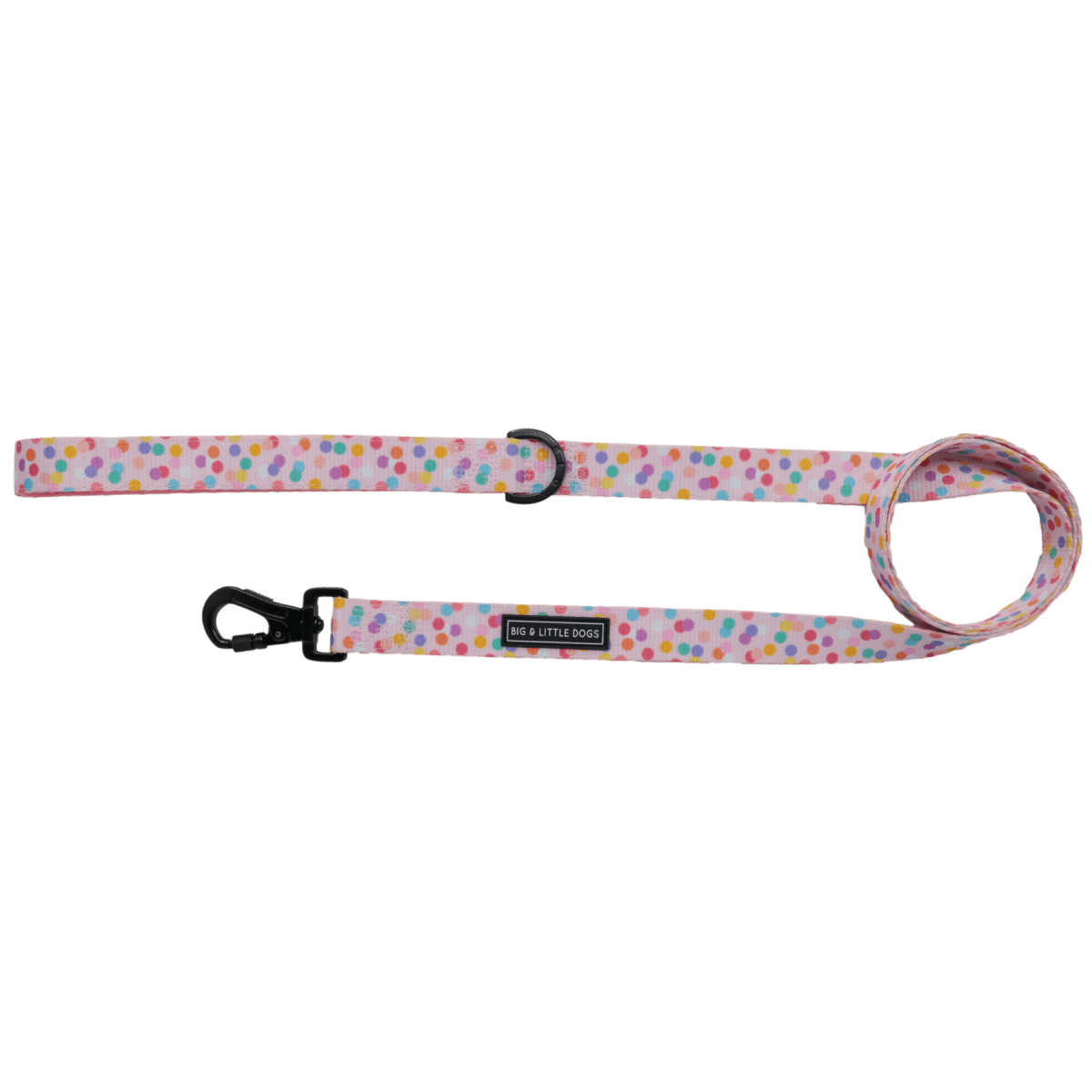 Big and Little Dogs Lijn Pink Confetti hondenriem > hondenlijn 1,5 cm breed
