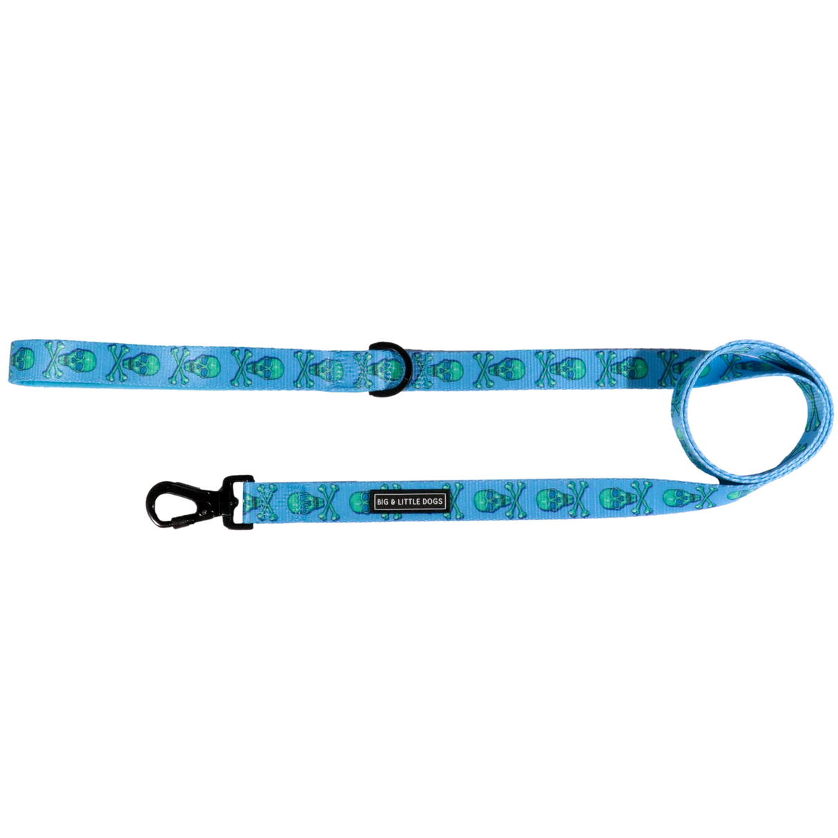 Big and Little Dogs Lijn Skulls & Bones (Blue Version) - Premium hondenriem > hondenlijn from Big and Little Dogs - Just €10! Shop now at Frenkiezdogshop