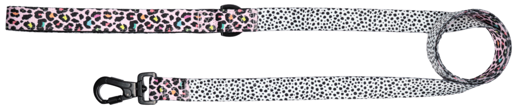 Big and Little Dogs Lijn Spotted Leopard hondenriem > hondenlijn 1,5 cm breed