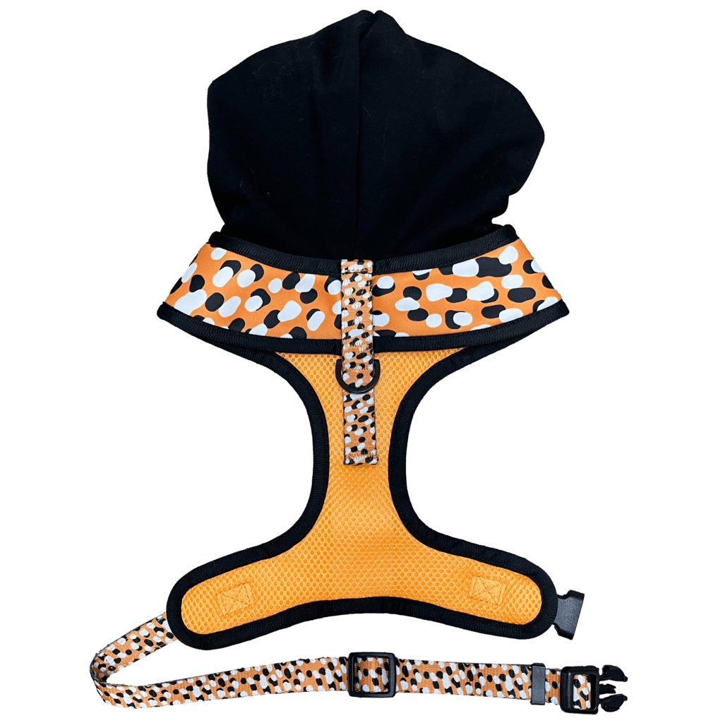 Big and Little Dogs Hoody Harness Spicy Mustard hondentuig > honden harnas > model A X - Small