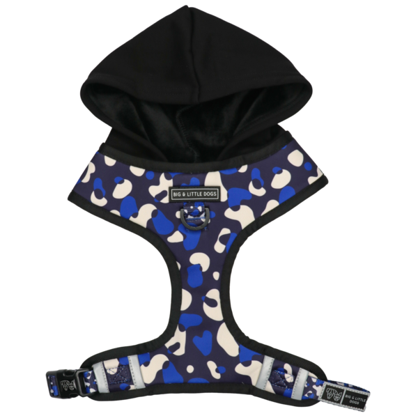 Big and Little Dogs Hoody Harness Winter Blues - Premium hondentuig > honden harnas from Big and Little Dogs - Just €10! Shop now at Frenkiezdogshop