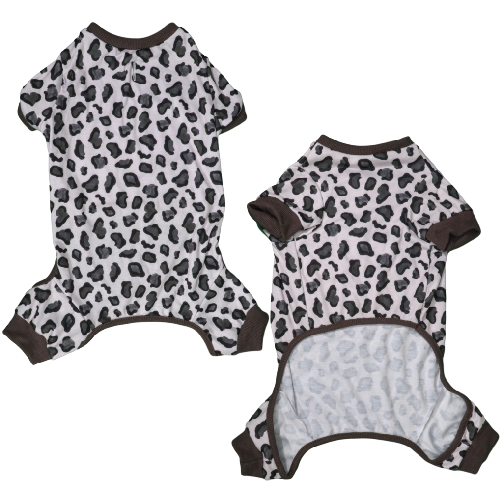 Big and Little Dogs Onesie Pyjama Leopard - Premium Hondenkleding > Hondenpyjama from Big and Little Dogs - Just €20! Shop now at Frenkiezdogshop