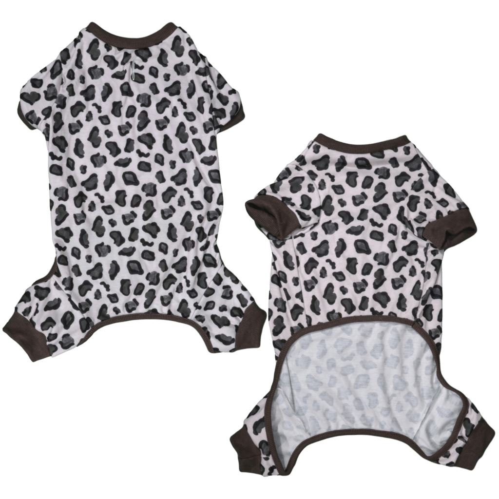 Big and Little Dogs Onesie Pyjama Leopard Hondenkleding > Hondenpyjama X - Small