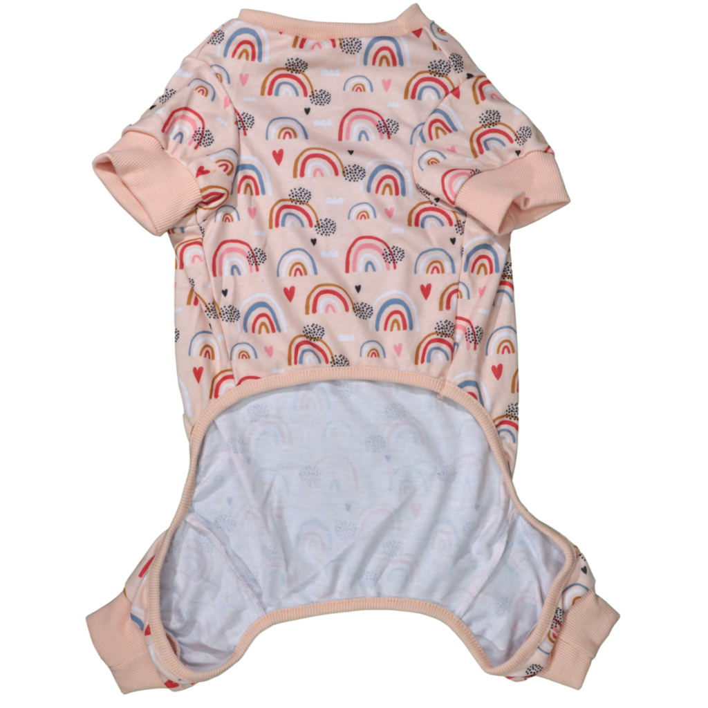 Big and Little Dogs Onesie Pyjama Rainbow Dreams - Premium Hondenkleding > Hondenpyjama from Big and Little Dogs - Just €20! Shop now at Frenkiezdogshop
