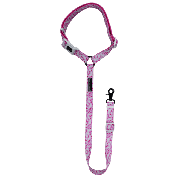 Big and Little Dogs premium autogordel Pink Tie Dye Autogordel > Autoriem Standaard/One Size