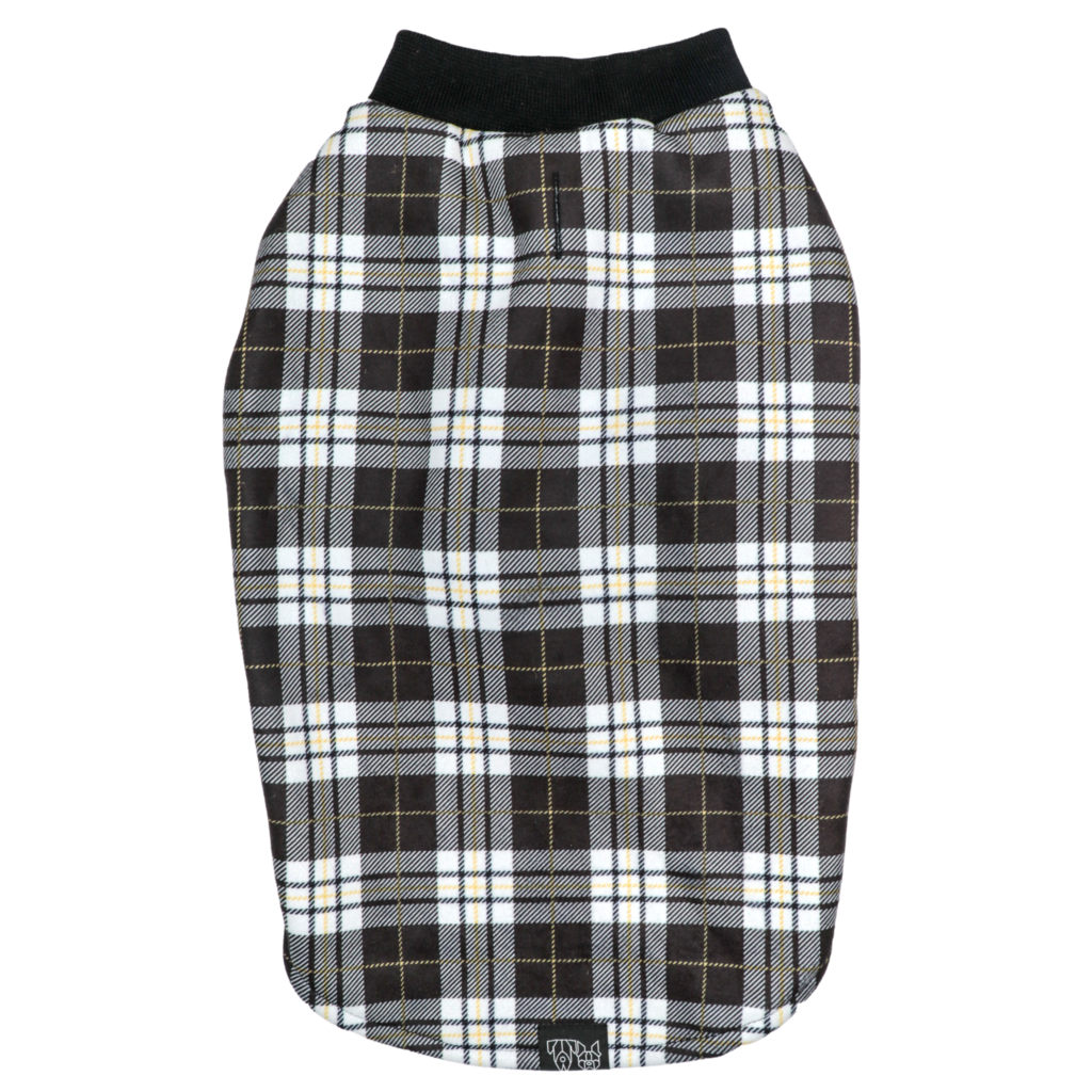 Big and Little Dogs Fleece Pyjama Black Plaid - Premium Hondenkleding > Hondenpyjama from Big and Little Dogs - Just €20! Shop now at Frenkiezdogshop