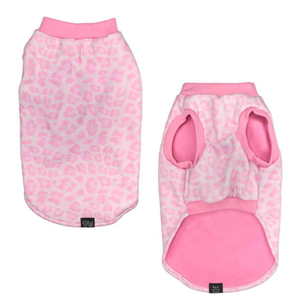 Big and Little Dogs Fleece Pyjama Pink Leopard - Premium Hondenkleding > Hondenpyjama from Big and Little Dogs - Just €20! Shop now at Frenkiezdogshop