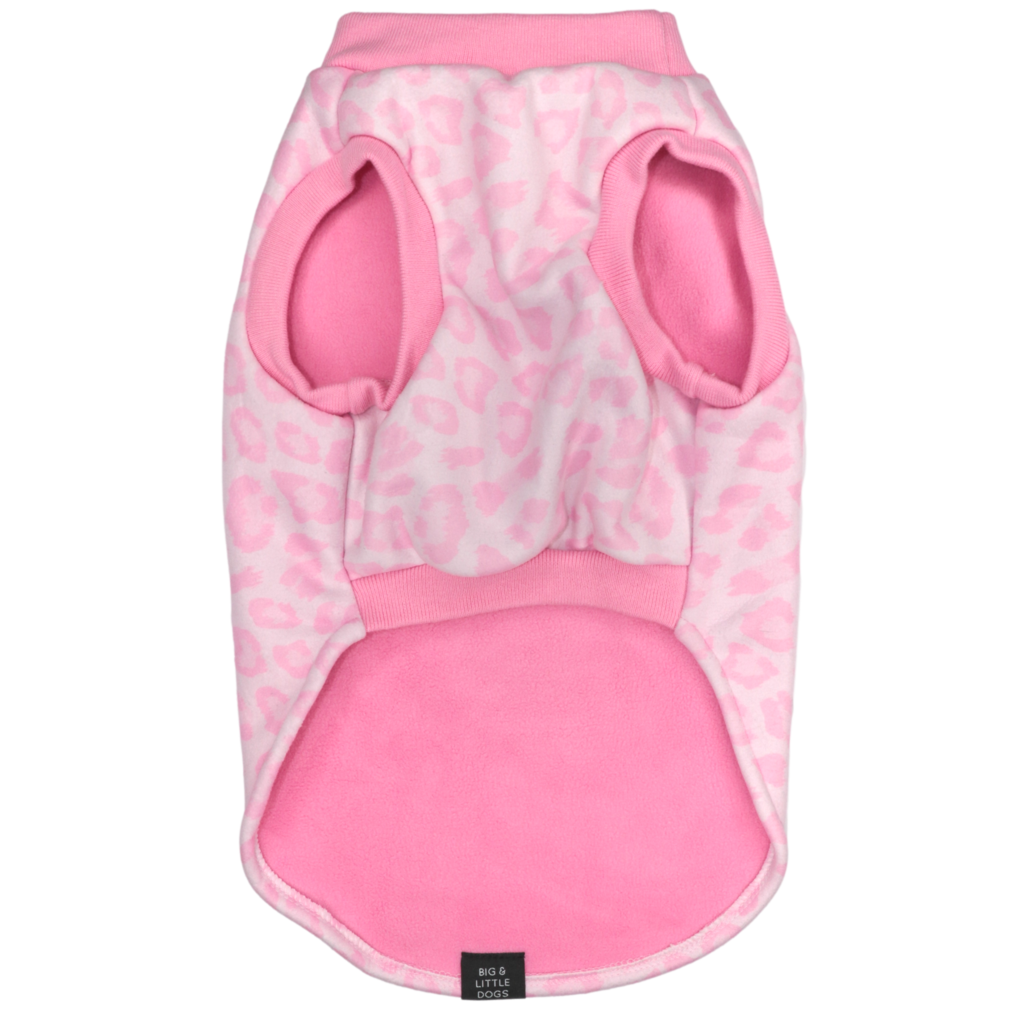 Big and Little Dogs Fleece Pyjama Pink Leopard - Premium Hondenkleding > Hondenpyjama from Big and Little Dogs - Just €20! Shop now at Frenkiezdogshop