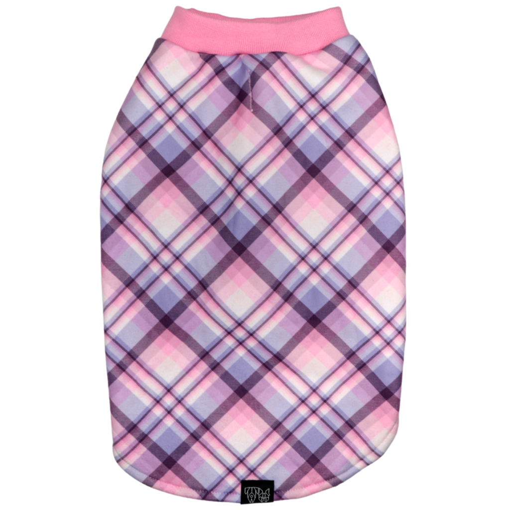 Big and Little Dogs Fleece Pyjama Purple & Pink Plaid - Premium Hondenkleding > Hondenpyjama from Big and Little Dogs - Just €20! Shop now at Frenkiezdogshop