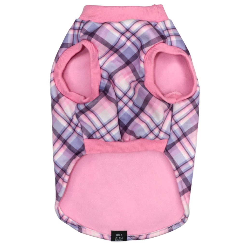Big and Little Dogs Fleece Pyjama Purple & Pink Plaid - Premium Hondenkleding > Hondenpyjama from Big and Little Dogs - Just €20! Shop now at Frenkiezdogshop