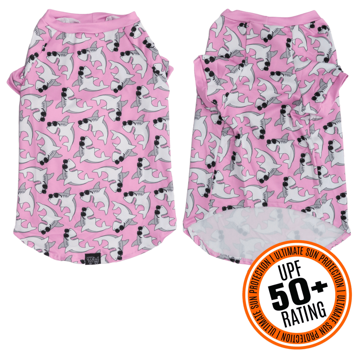 Big and Little Dogs strand shirt met UV bescherming Bite Me (Pink Version) Hondenkleding > zonbescherming X - Small