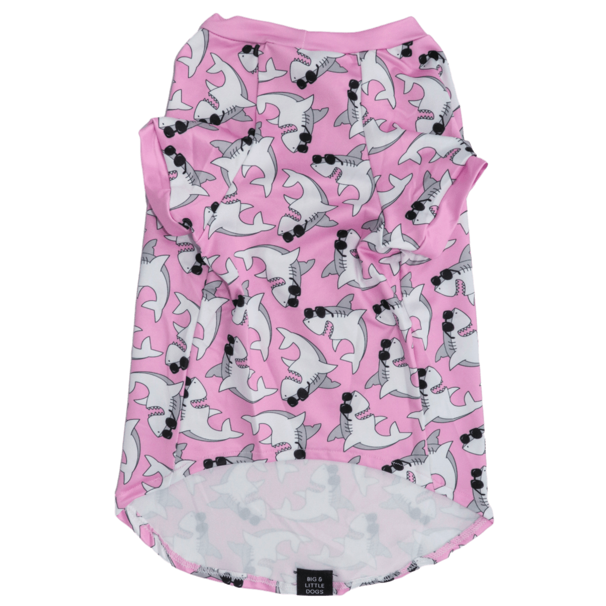 Big and Little Dogs strand shirt met UV bescherming Bite Me (Pink Version) Hondenkleding > zonbescherming X - Small