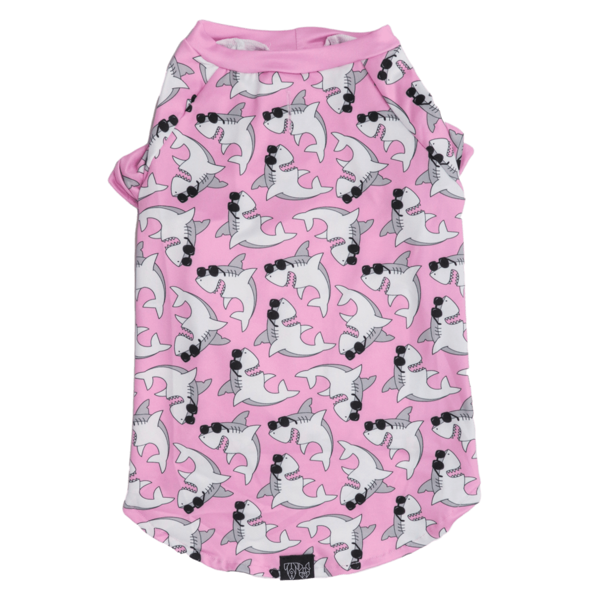 Big and Little Dogs strand shirt met UV bescherming Bite Me (Pink Version) Hondenkleding > zonbescherming X - Small