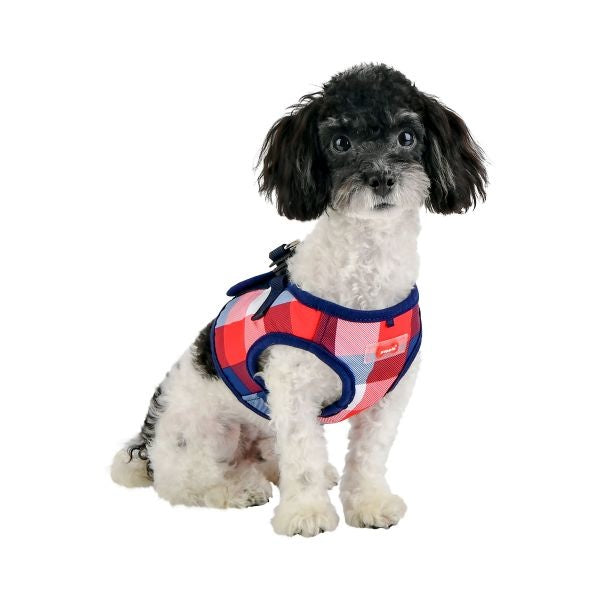 Puppia Quinn Vest Harness model B Navy - Premium hondentuig > honden harnas from Puppia - Just €20! Shop now at Frenkiezdogshop