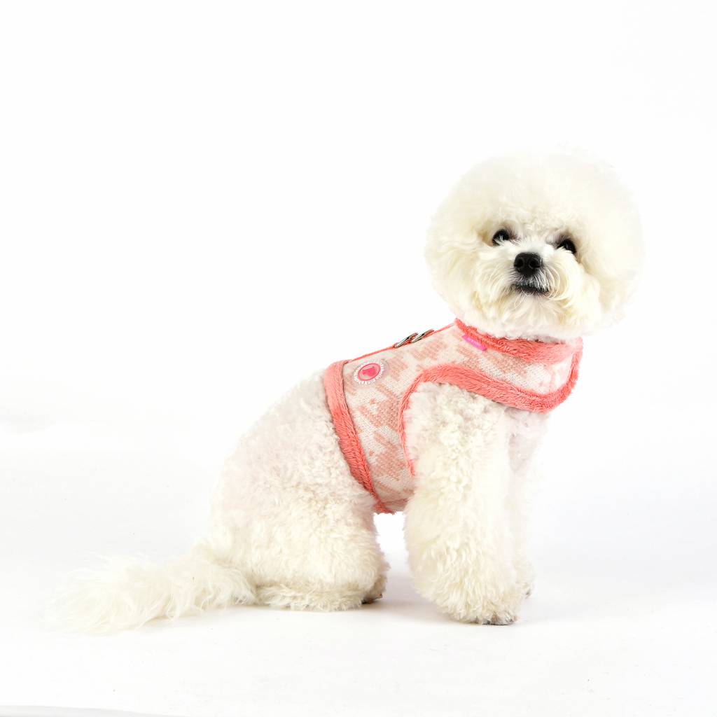 Pinkaholic Mirabelle Harness Pinka indian pink - Premium hondentuig > honden harnas from Pinkaholic - Just €20! Shop now at Frenkiezdogshop