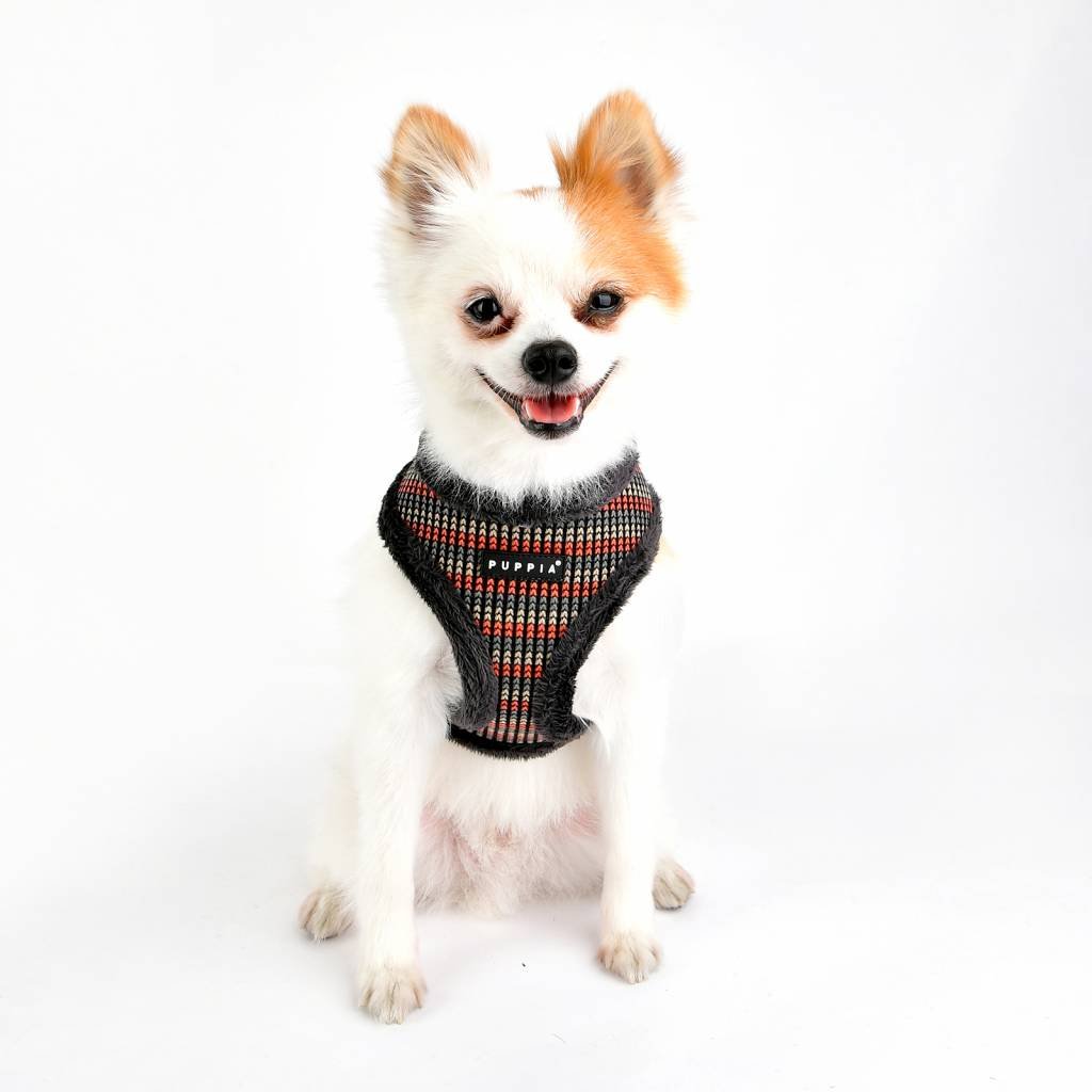 Puppia Elliot Harness model A grey ( ALLEEN XLARGE ) hondentuig > honden harnas > model A Large