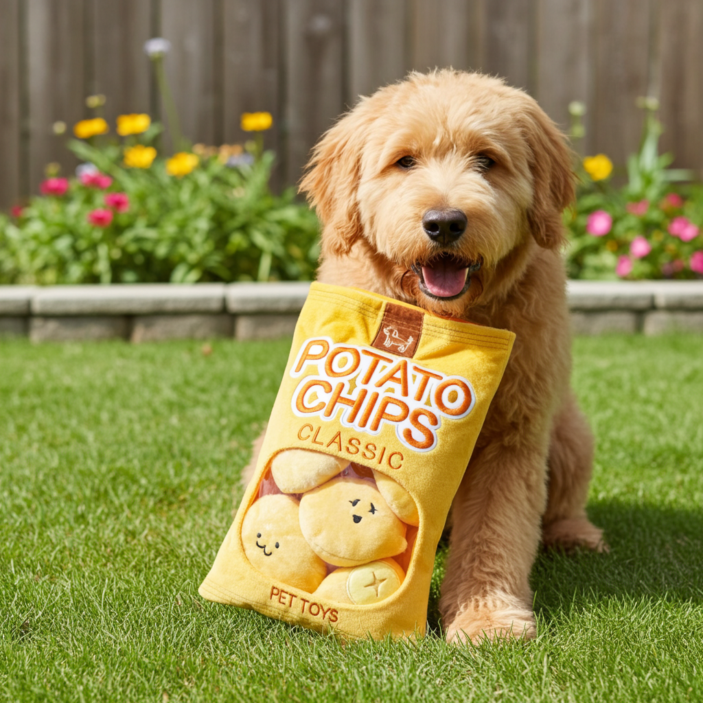 Frenkiez Patato Chips Hondenspeeltje > Hondenspeelgoed Standaard/One Size