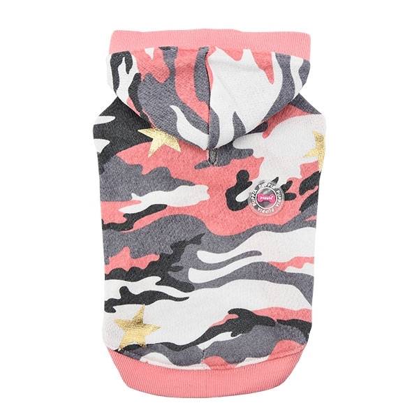 Puppia Ensign Trui pink camo Hondenkleding > Hondentrui Medium