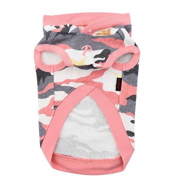 Puppia Ensign Trui pink camo Hondenkleding > Hondentrui Medium