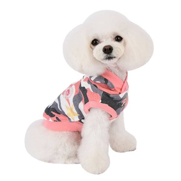 Puppia Ensign Trui pink camo - Premium Hondenkleding > Hondentrui from Puppia - Just €20! Shop now at Frenkiezdogshop