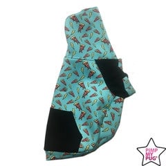 Pimp My pug Hooded Pizza Sweater - Premium Hondenkleding > Hondentrui from Pimp My Pug - Just €20! Shop now at Frenkiezdogshop