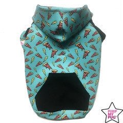 Pimp My pug Hooded Pizza Sweater Hondenkleding > Hondentrui Medium