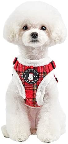 Puppia Blitzen Harness model C Checkered Red - Premium hondentuig > honden harnas from Puppia - Just €20! Shop now at Frenkiezdogshop