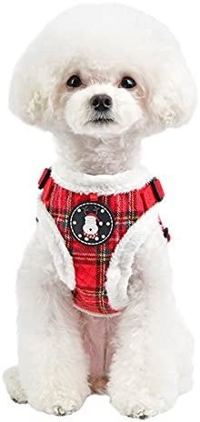 Puppia Blitzen Harness model C Checkered Red hondentuig > honden harnas > model C Small