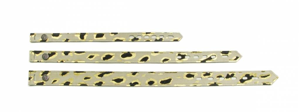 Multi Collar Golden Leopard Elite Style Strap - Premium Buddy Belts from Buddy Belts - Just €2! Shop now at Frenkiezdogshop