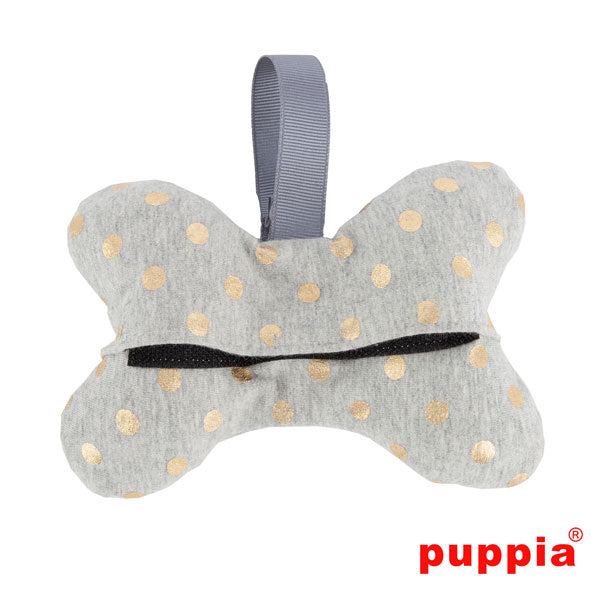 Puppia Modern Dotty Waste Bag Dispenser Grey - Premium Poepzakjeshouder > Poepzakhouder from Puppia - Just €10! Shop now at Frenkiezdogshop