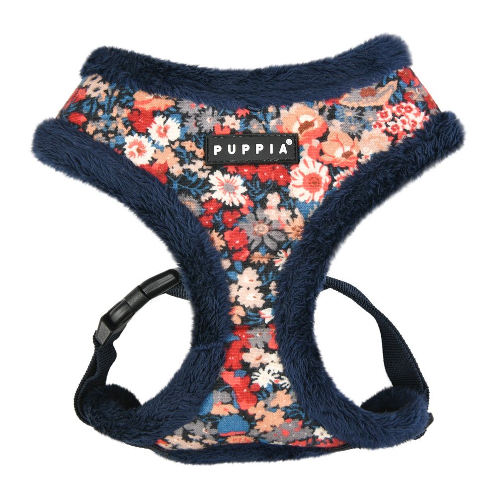 Puppia Gianni Harness Model A Navy hondentuig > honden harnas > model A Small