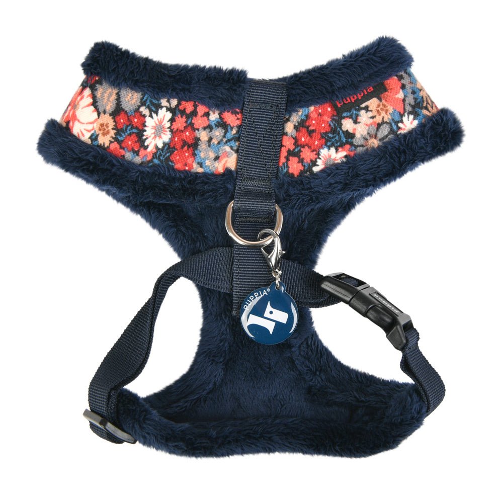Puppia Gianni Harness Model A Navy hondentuig > honden harnas > model A Small