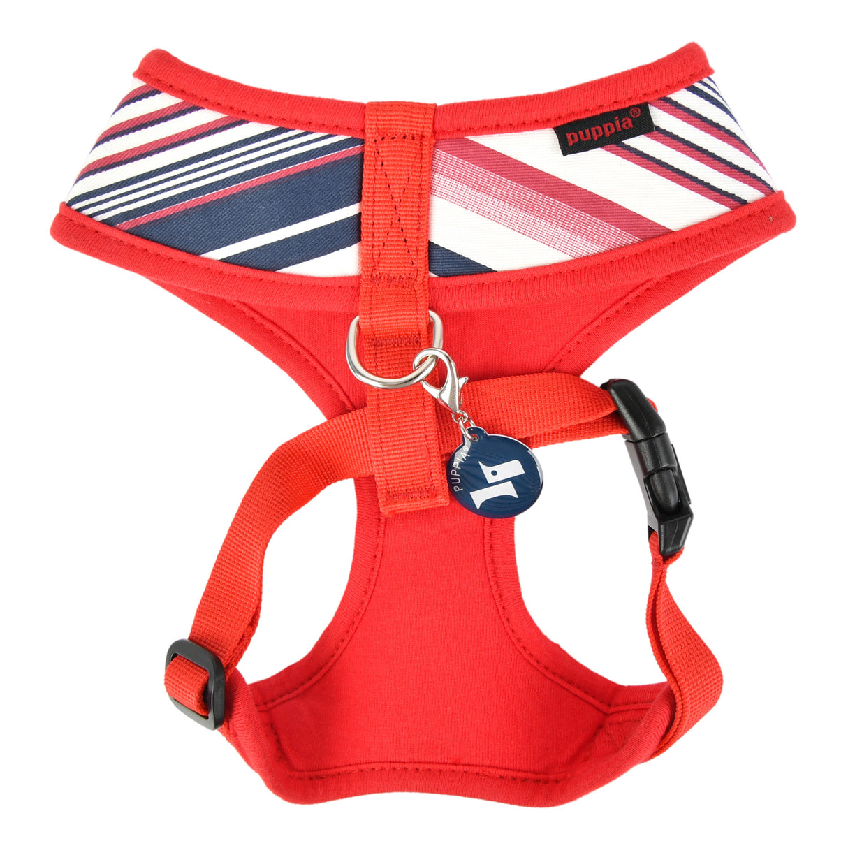 Puppia Caiden Harness Model A red - Premium hondentuig > honden harnas from Puppia - Just €20! Shop now at Frenkiezdogshop
